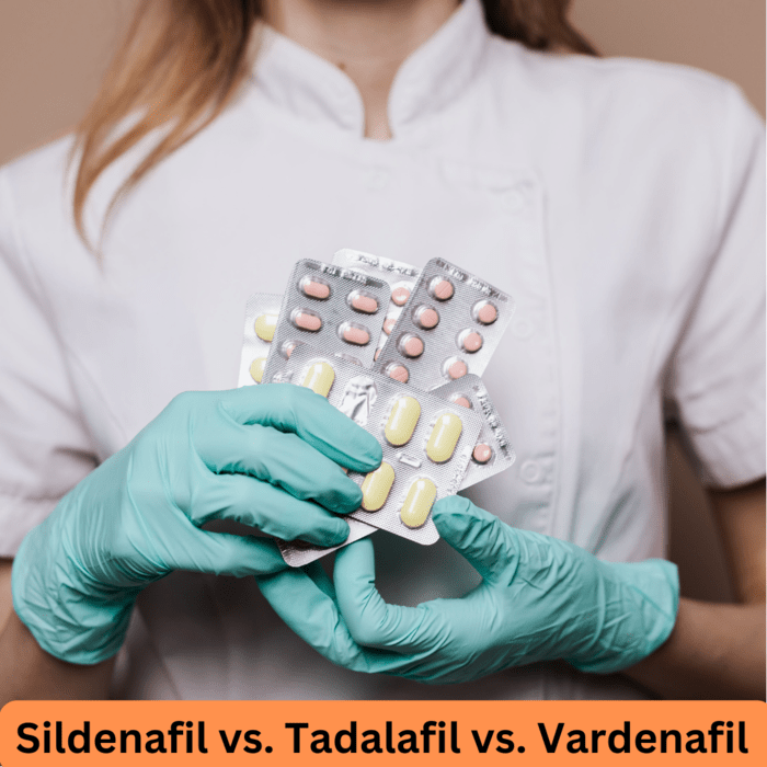 Sildenafil vs. Tadalafil vs. Vardenafil